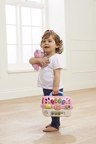 VTech Cosy Kitten Carrier Interactive Baby Activity Center with Animal Baby Toy, Educational , Musical , Sound Toy with Different Music Styles for Babies & Toddlers From 9 months to 3 Years - FoxMart™️ - VTech